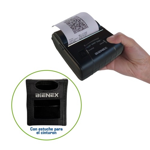 Impresora Portatil ticketera termica 80mm USB BLUETOOTH BIENEX - Promart